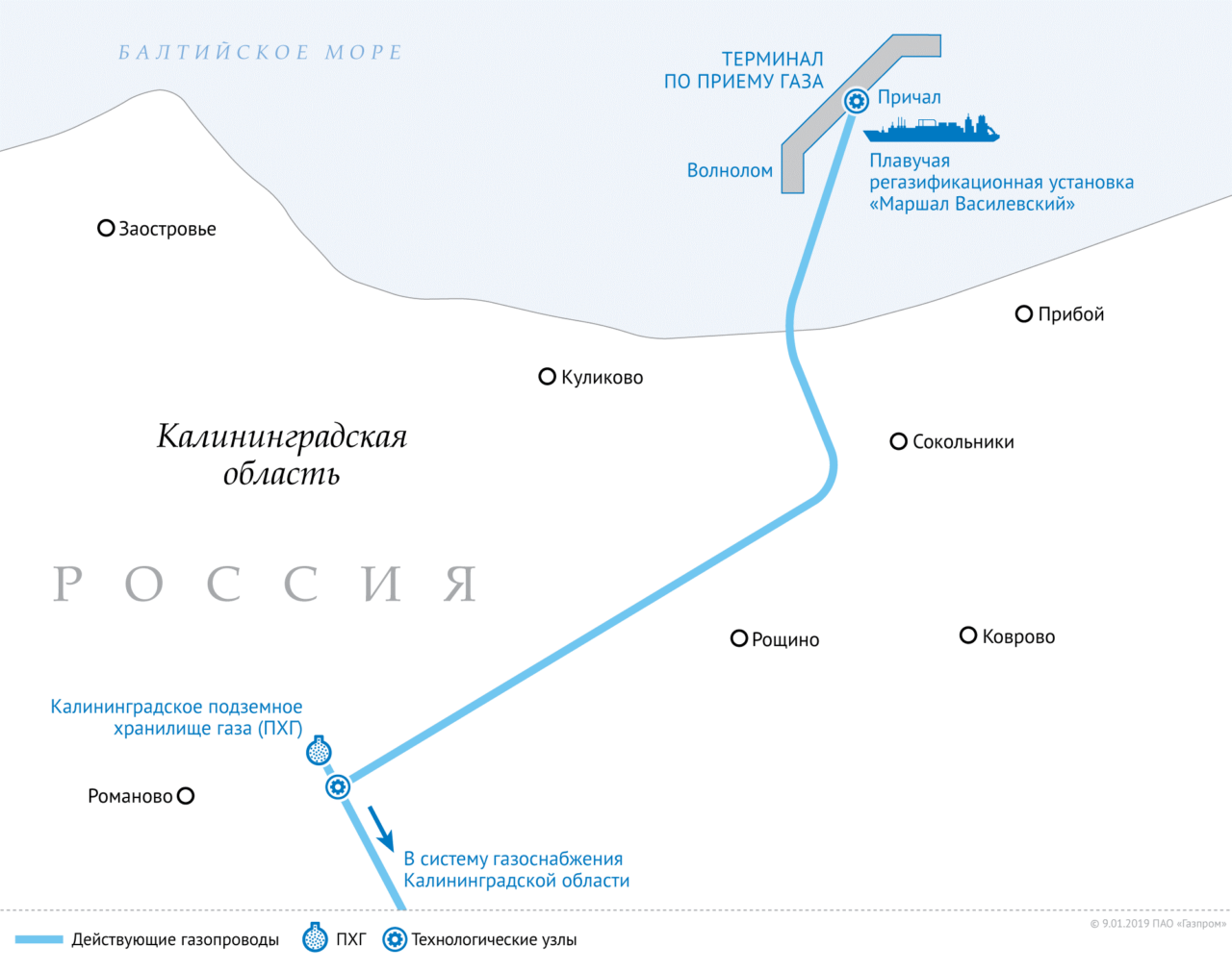 Проект поставок СПГ в Калининградскую область